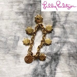 Lilly Pulitzer Gold Sun Charm Bracelet